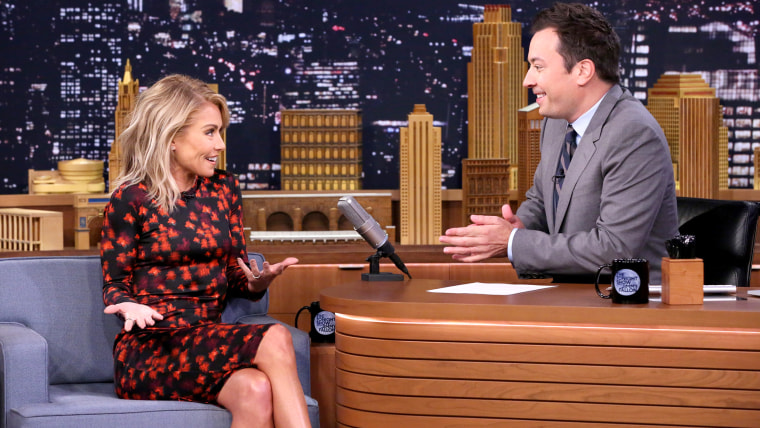 Kelly Ripa on The Tonight Show with Jimmy Fallon