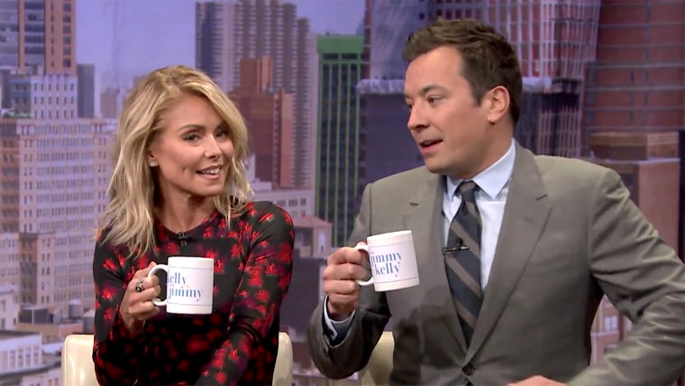 Kelly Ripa on The Tonight Show with Jimmy Fallon