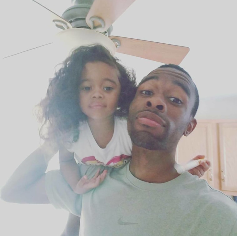 "It's very important for me to share these messages with her because there will be many people that try to tear her down and make her feel less than what she is," said Alston of his morning pep talk with daughter, Aliya.