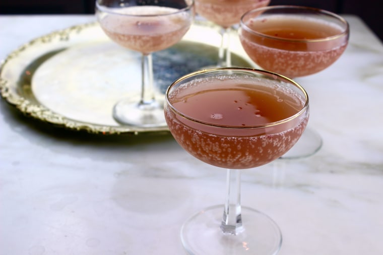 Blood orange mimosa is a perfect addition to brunch