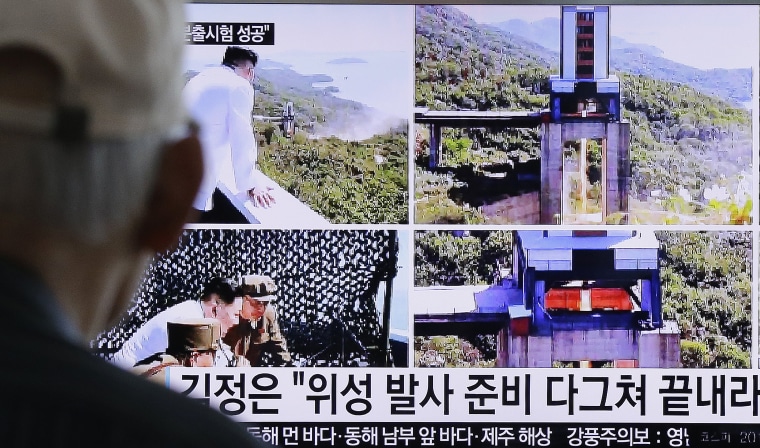 IMAGE: Images of a North Korean TV