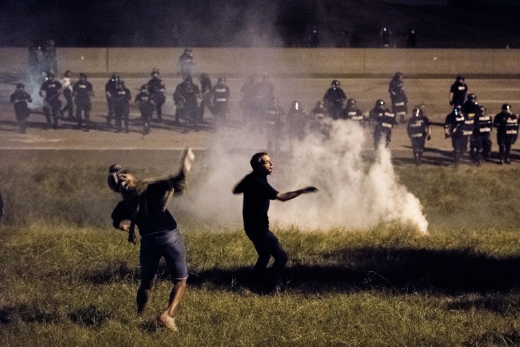 Image: Protests Break Out In Charlotte After Police Shooting