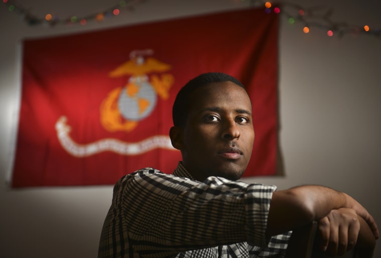 Ibrahim Hashi, a Muslim veteran of the United States military