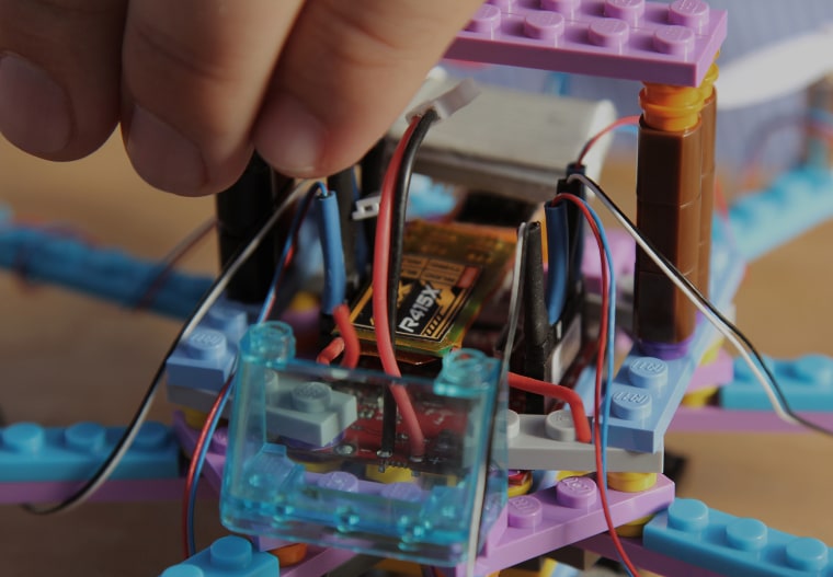 Flybrix have created a drone that is made of Legos and can be crashed, rebuilt and flown over and over again.