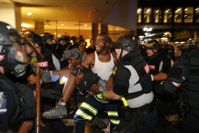 Protests Break Out In Charlotte After Police Shooting