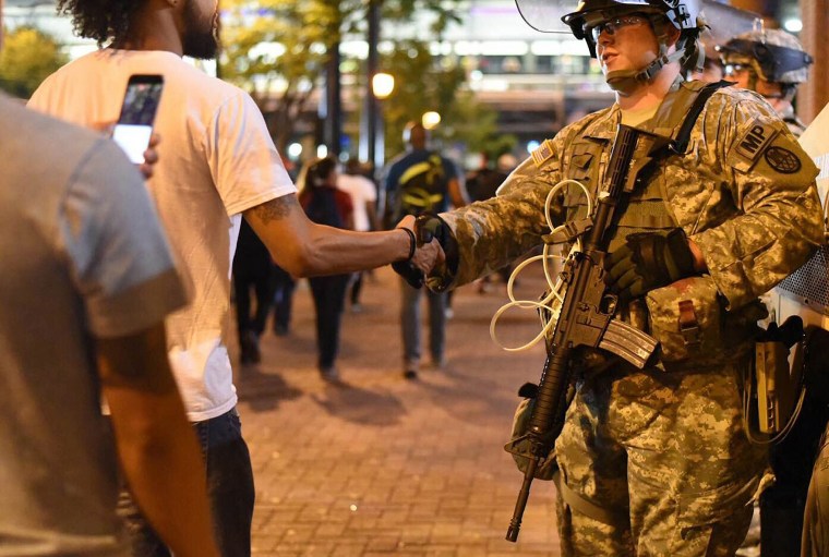 Image: Charlotte protests continue for third night