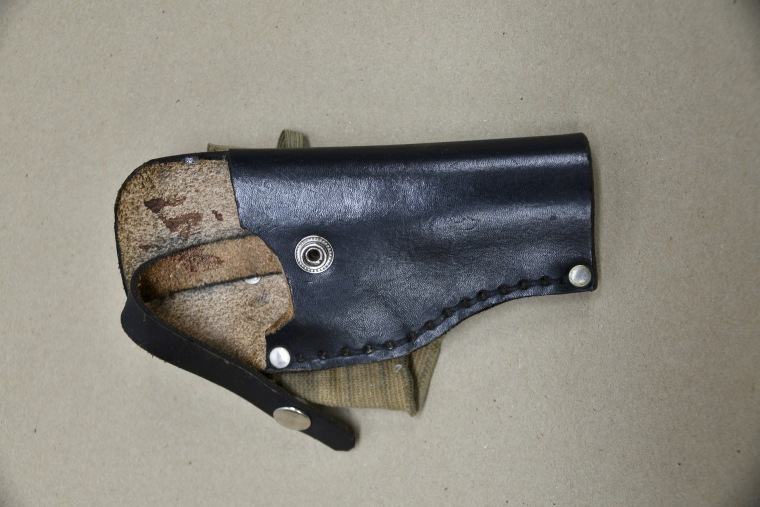 Image: A gun holster that police said was in the possession of Keith Lamont Scott is seen in a picture provided by the Charlotte-Mecklenburg Police Department