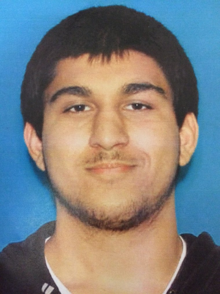 The Washington State Patrol released this photo of Arcan Cetin, 20, of Oak Harbor, Washington after he was arrested Saturday, Sept. 24, 2016, in a shooting at a Burlington mall Friday that left five people dead.