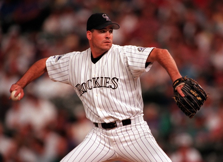 Rockies Darryl Kile pitches against St. Louis Cardinals on Friday.