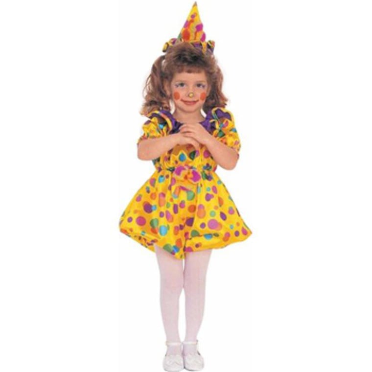 Toddler Cuddles The Clown Costume