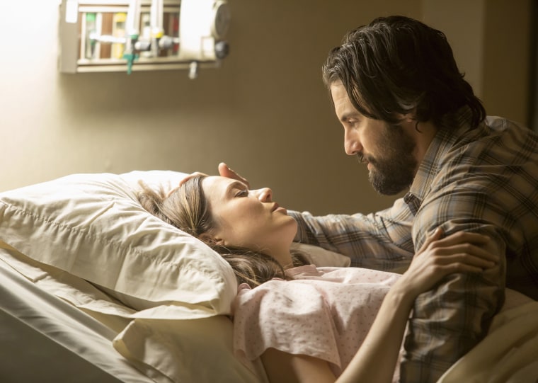 "This is Us,"  Mandy Moore as Rebecca, Milo Ventimiglia as Jack.