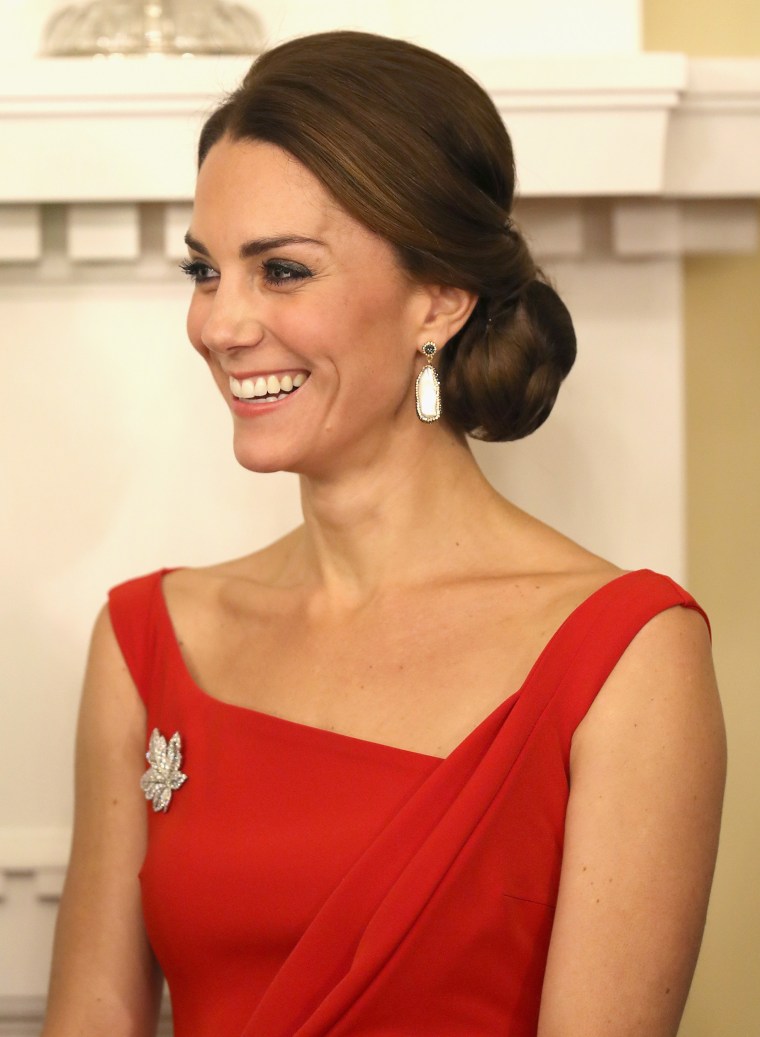 Woman With Long Red Curly Hair In A White Vintage Wedding Dress With White  Pearl Earrings On Her Ears Redhaired Girl With Pale Skin Blue Eyes A Bright  Unusual Appearance In The