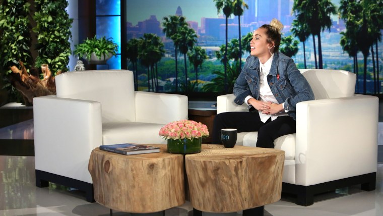 Miley Cyrus on The Ellen DeGeneres Show