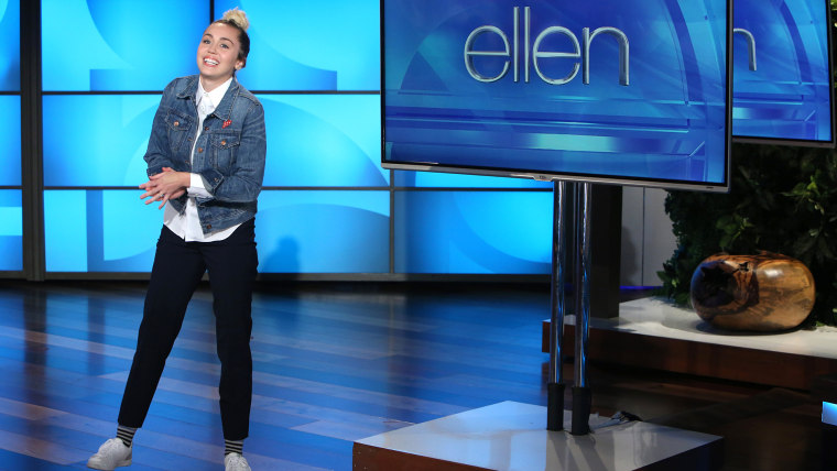 Miley Cyrus on The Ellen DeGeneres Show