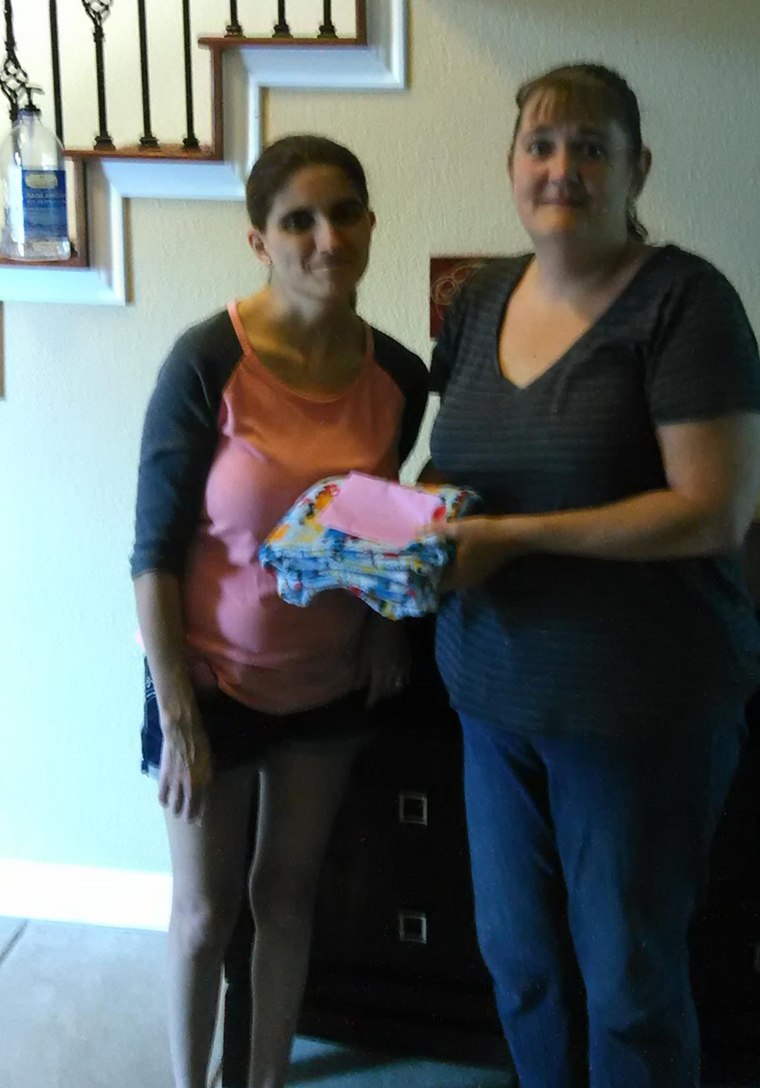 Slatten received a duplicate of Parker's blanket from Esmerelda Flores-Diaz, a woman she met through a Facebook community for moms in her town.