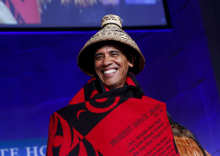 Image: Obama attends the 2016 White House Tribal Nations Conference