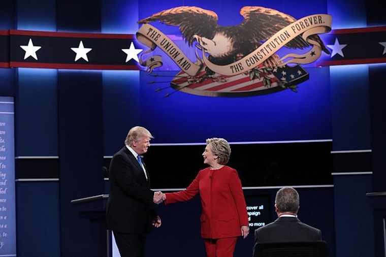 Image: Hillary Clinton And Donald Trump Face Off In First Presidential Debate At Hofstra University