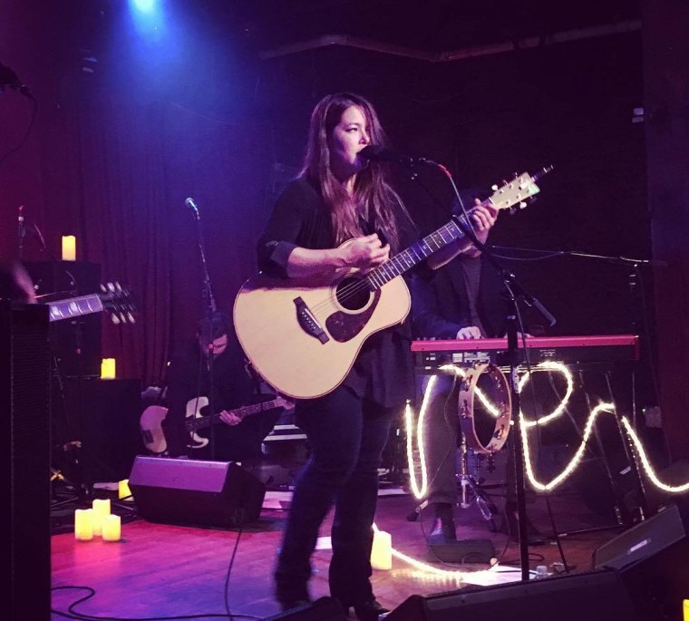 Rachael Yamagata performs in Nashville on the first night of her Tightrope Walker tour.