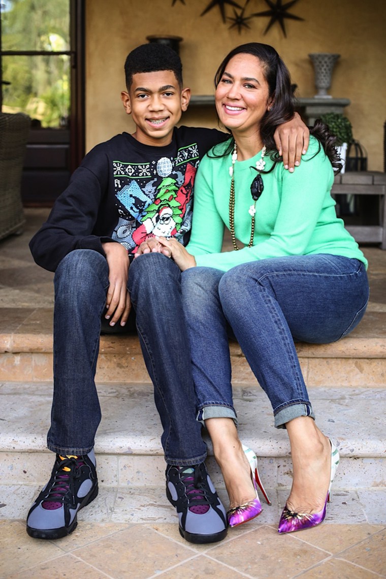 Jonathan Platt and his mom Angie.