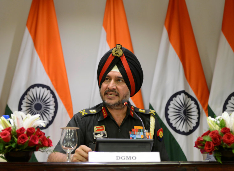 Image: Indian army's director general of military operations Lt. Gen. Ranbir Singh