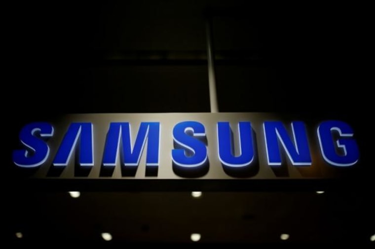 File photo of Samsung Electronics logo at its headquarters in Seoul