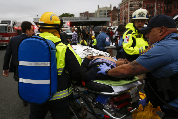 Image: New Jersey Transit Commuter Train Crashes At Hoboken Terminal