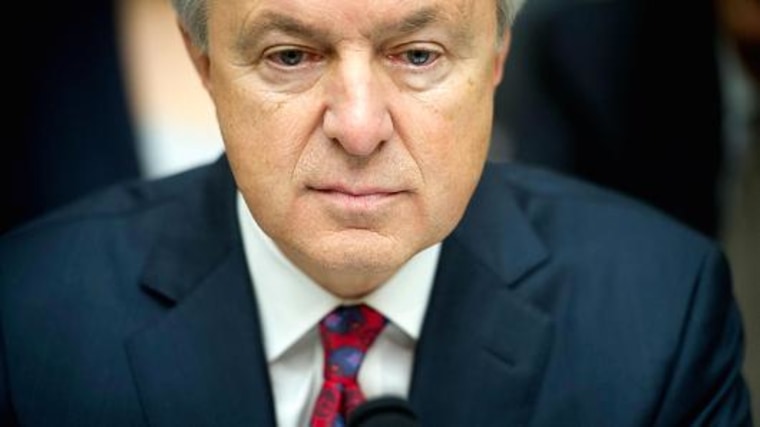 Wells Fargo CEO John Stumpf testifies on Capitol Hill in Washington, Thursday, Sept. 29, 2016, before the House Financial Services Committee. Cliff Owen | AP