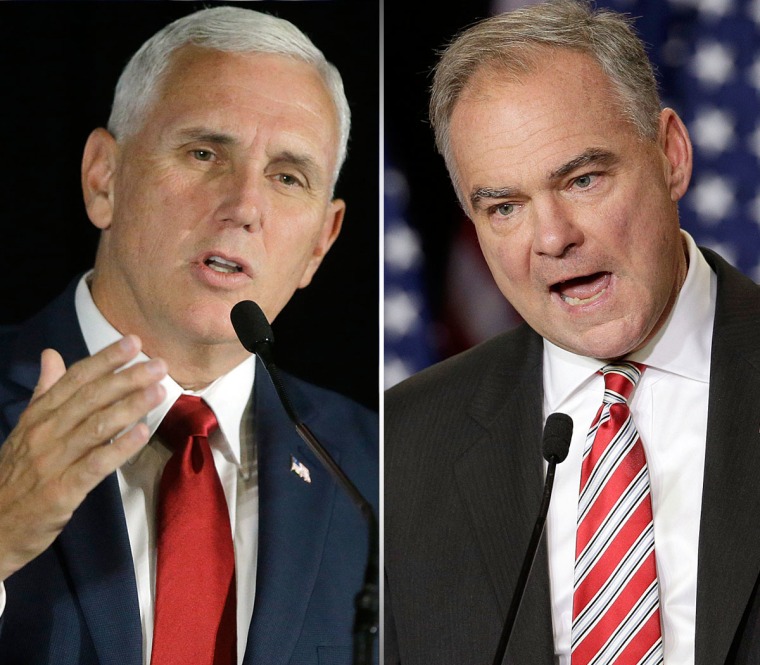Pence and Kaine