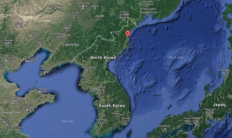 Image: Map of North Korea
