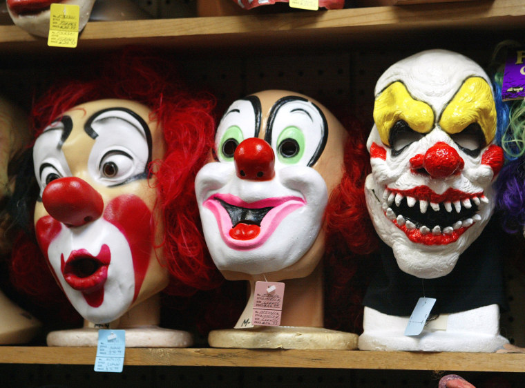 Image: Clown masks