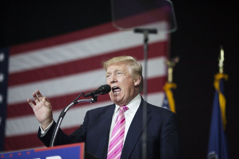 Image: Republican Presidential Candidate Donald Trump Campaigns In Battleground State Of Pennsylvania