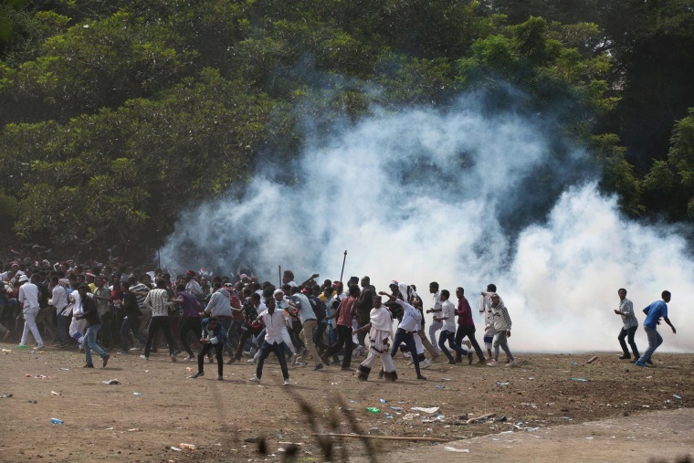 Image: ETHIOPIA-RELIGION-UNREST