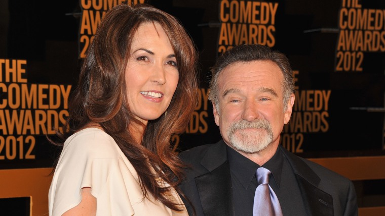 Susan Schneider and Robin Williams