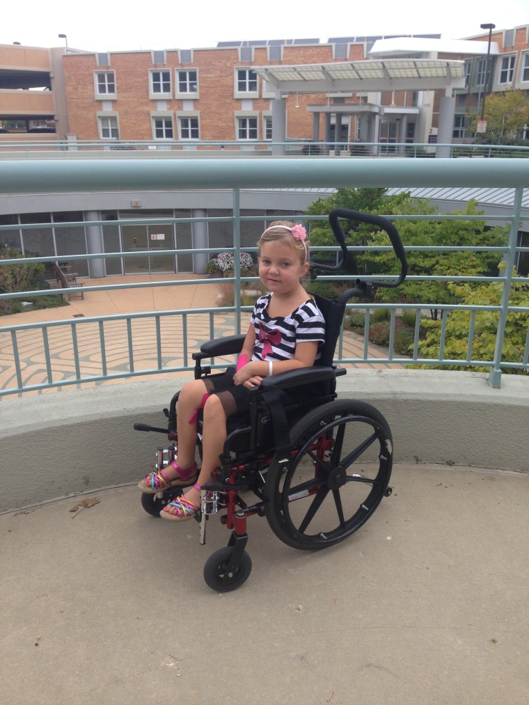 Laura Carson developed Acute Flaccid Myelitis