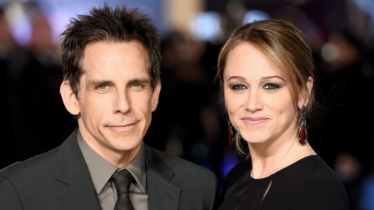 Ben Stiller and wife Christine Taylor