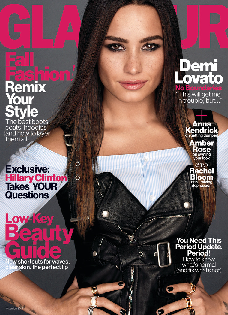 Demi Lovato Glamour November 2016 Cover