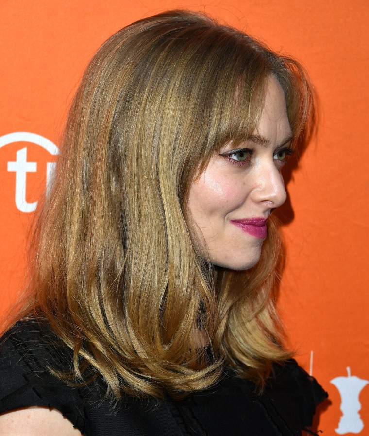 Amanda Seyfried debuts new haircut with bangs