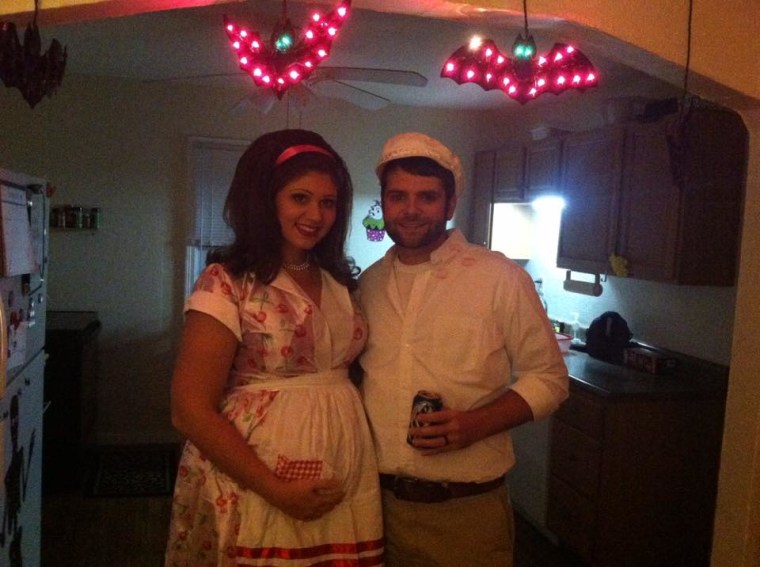 IMAGE: Housewife and milkman