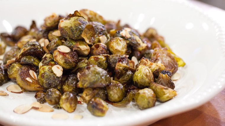 Pomegranate-Roasted Brussels Sprouts