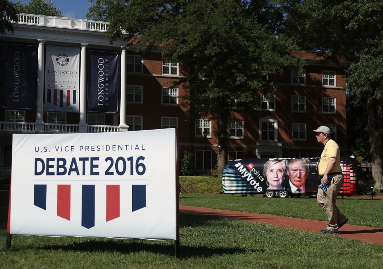 Image: Longwood University Prepares For Vice-Presidential Debate