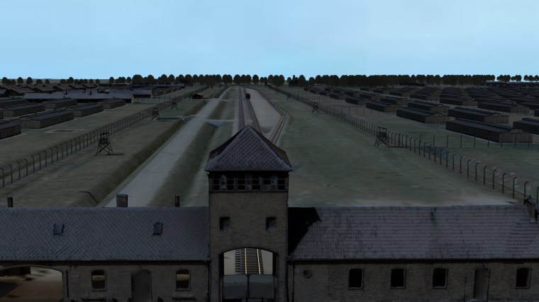 Image: A 3-D model of the former Auschwitz-Birkenau death camp