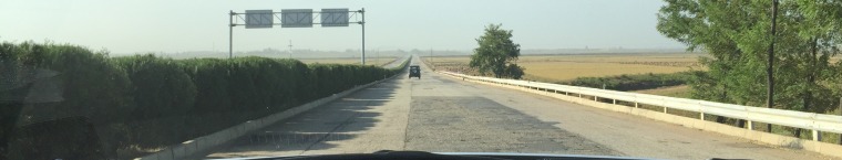 Image: The road from Pyongyang, North Korea, to the DMZ