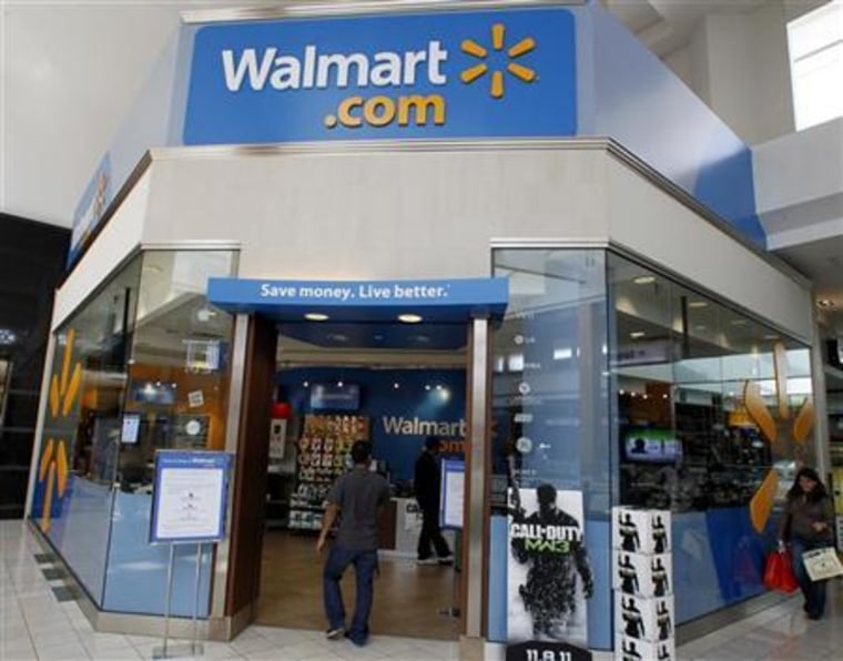 A view of a Wal-Mart.com store in Canoga Park