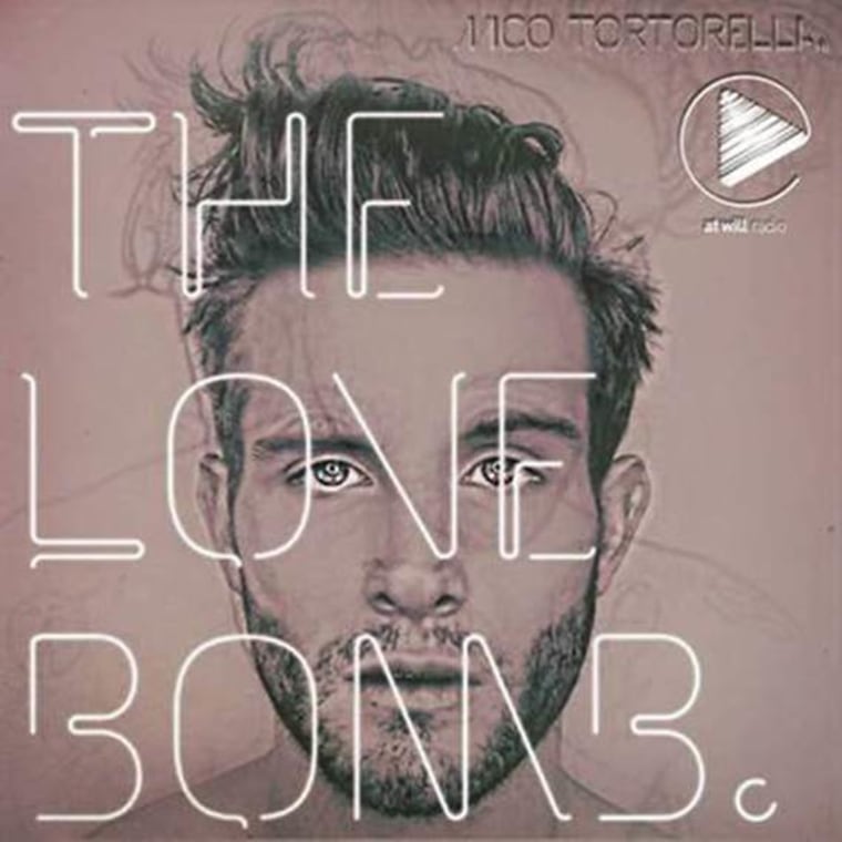 The cover art of podcast "The Love Bomb."