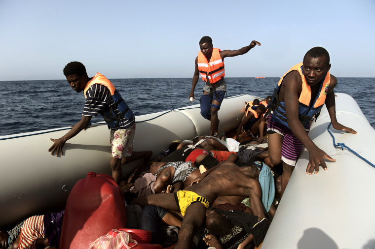 Image: TOPSHOT-LIBYA-EUROPE-MIGRANTS