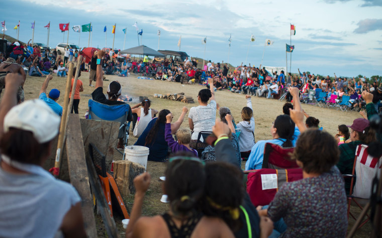 Image: Dakota Access Pipeline protest