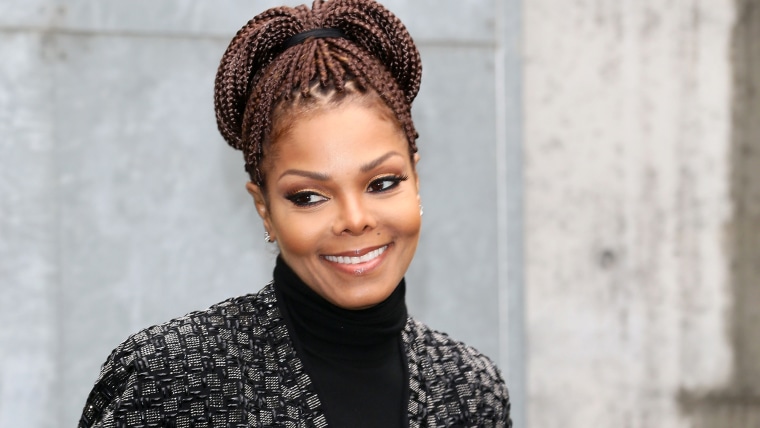 Janet Jackson attends the Giorgio Armani fashion on Feb. 25, 2014 in Milan, Italy.