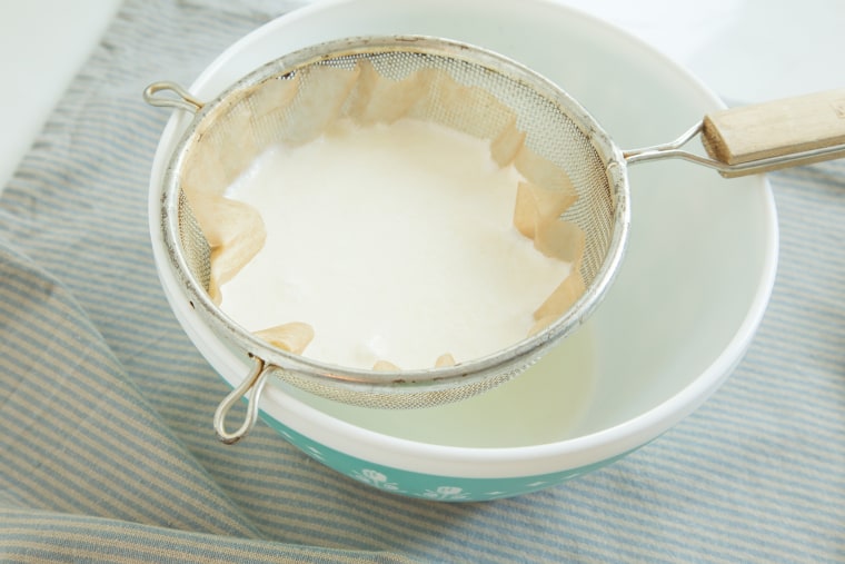 Coffee filter hacks: Use a coffee filter to thicken yogurt