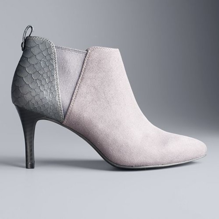 Kohls sale snakeskin booties