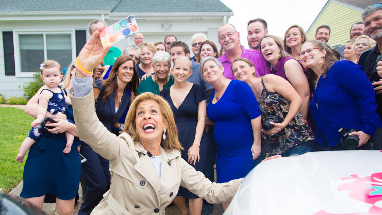 Hoda surprises woman battling cancer